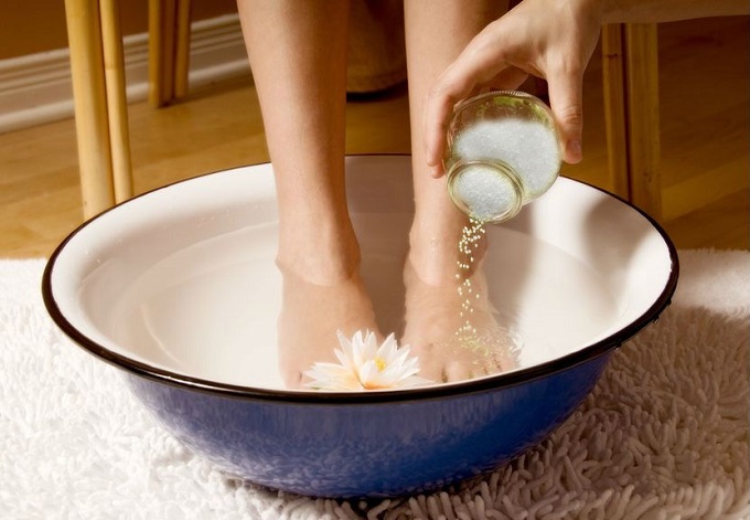 Soak your feet in Epsom Salt after a long day